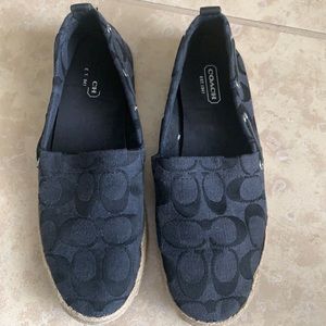 Black Coach espadrilles